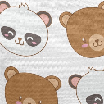 Cat Bear Brown Bear Good Frien Pongee