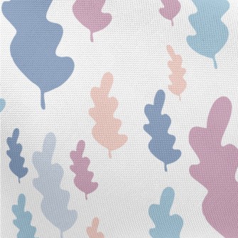 Irregular Wavy Leaves Pongee