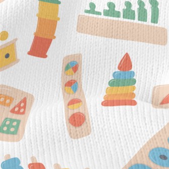 Cognitive Wooden Toys Stretch Jersey