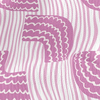 Mysterious Curved Texture Stretch Jersey