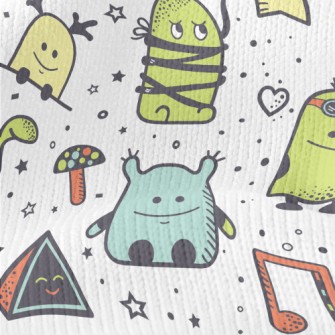 Little Monsters With Various E Stretch Jersey