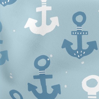 Huge Anchor Lightweight Cotton Poplin