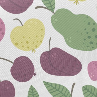 Cartoon Fruit Fruit Midweight Cotton Poplin