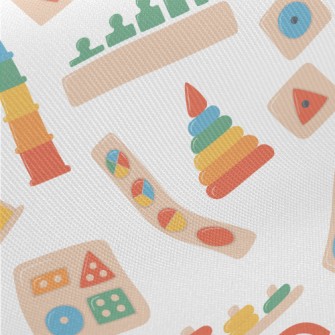 Cognitive Wooden Toys Midweight Cotton Poplin