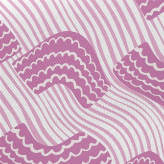 Mysterious Curved Texture Midweight Cotton Poplin