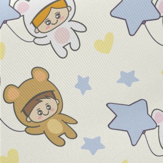 Dress Up As A Bear Kid Midweight Cotton Poplin