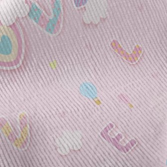 Cartoon Love Words Standard Corduroy