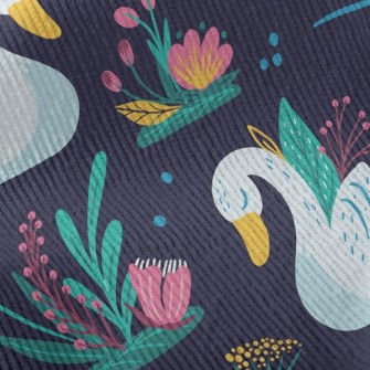 Shy Beautiful Swan Standard Corduroy