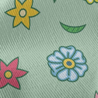 Colorful And Cute Flowers Standard Corduroy