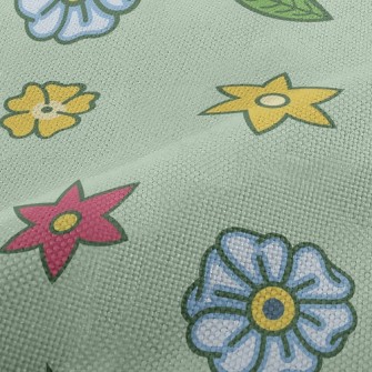 Colorful And Cute Flowers Performance Linen