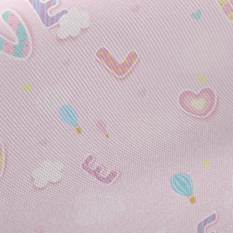 Cartoon Love Words Twill