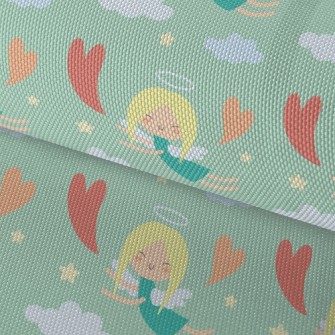 Cute Little Angel Waterproof Oxford