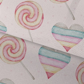 Watercolor Pink Love Heart Waterproof Oxford