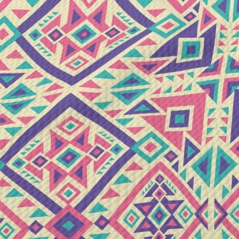 Nice Ethnic Patterns Birdseye Piqué