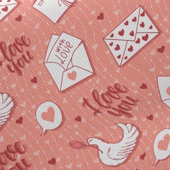I Love You Love Letter Twill