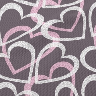 Curly Lines Of Love Birdseye Piqué