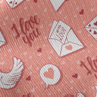 I Love You Love Letter Standard Corduroy