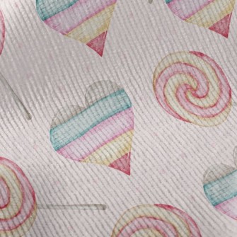 Watercolor Pink Love Heart Standard Corduroy