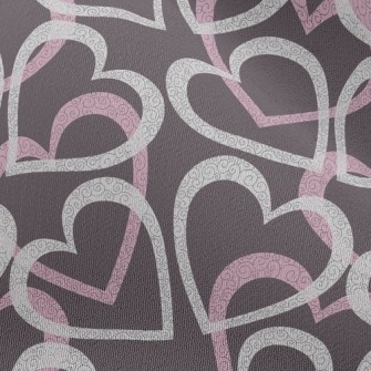 Curly Lines Of Love Chiffon