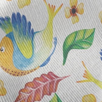 Watercolor Fantasy Hummingbird Standard Corduroy