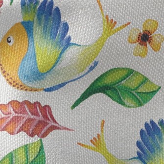 Watercolor Fantasy Hummingbird Waterproof Canvas