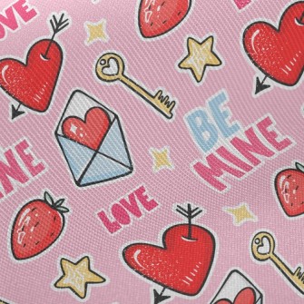 Charming Heart-piercing Arrow Twill