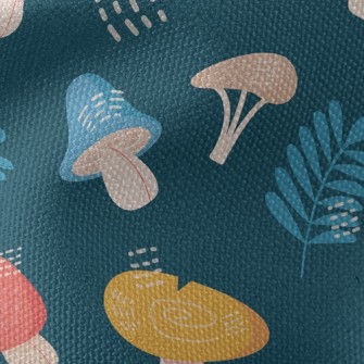 Mysterious Forest Mushrooms Waterproof Canvas