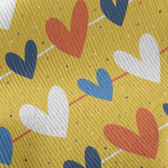 Line Size Hearts Standard Corduroy