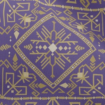 Gorgeous Gold Damask Chiffon