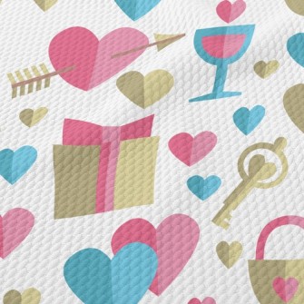 Golden Love Key Birdseye Piqué