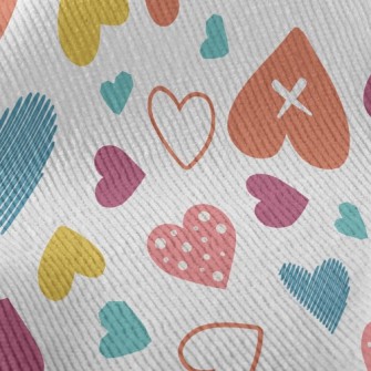 Cross Shaped Heart Standard Corduroy