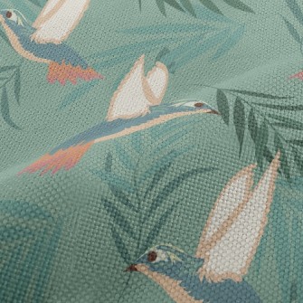 Industrious Little Hummingbird Performance Linen