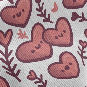I Love You Heart Standard Corduroy