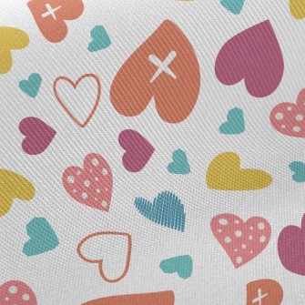 Cross Shaped Heart Twill