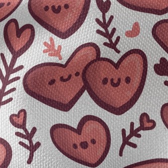 I Love You Heart Waterproof Canvas
