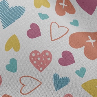 Cross Shaped Heart Chiffon