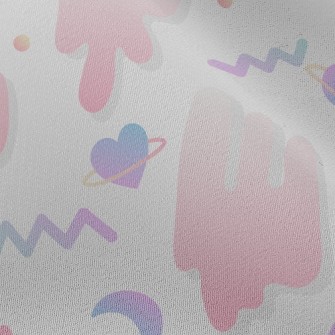 Fluorescent Gradient Love Chiffon