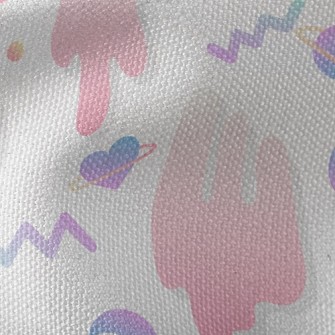 Fluorescent Gradient Love Waterproof Canvas