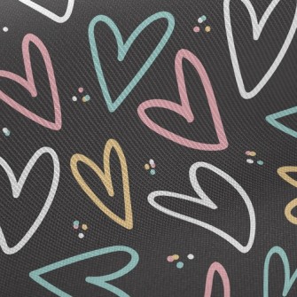 Bright Basket Of Empty Hearts Twill