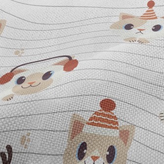 Funny Tongue Sticking Out Kitt Performance Linen