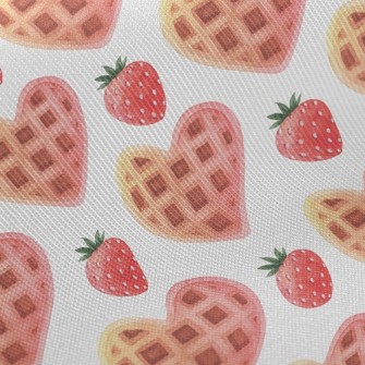 Strawberry Heart Muffins Twill