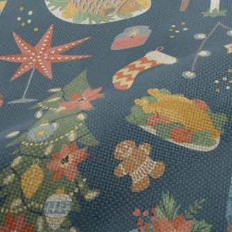 Warm Christmas Dinner Performance Linen