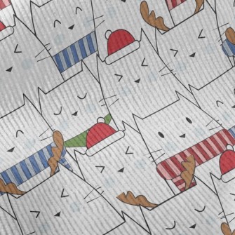 Cat Christmas Dress Up Standard Corduroy