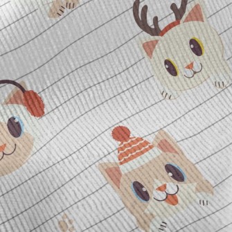 Funny Tongue Sticking Out Kitt Standard Corduroy