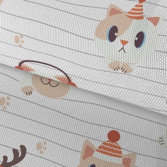 Funny Tongue Sticking Out Kitt Waterproof Oxford