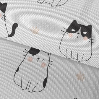 Naughty Expression Cat Waterproof Oxford