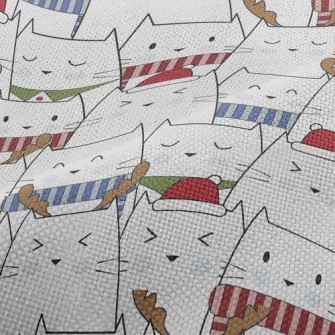 Cat Christmas Dress Up Performance Linen