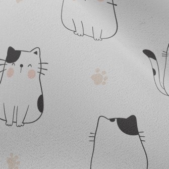 Naughty Expression Cat Chiffon