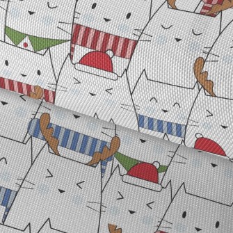 Cat Christmas Dress Up Waterproof Oxford