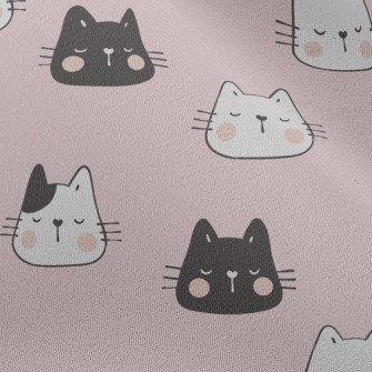 Bicolor Kitten With Closed Eye Chiffon